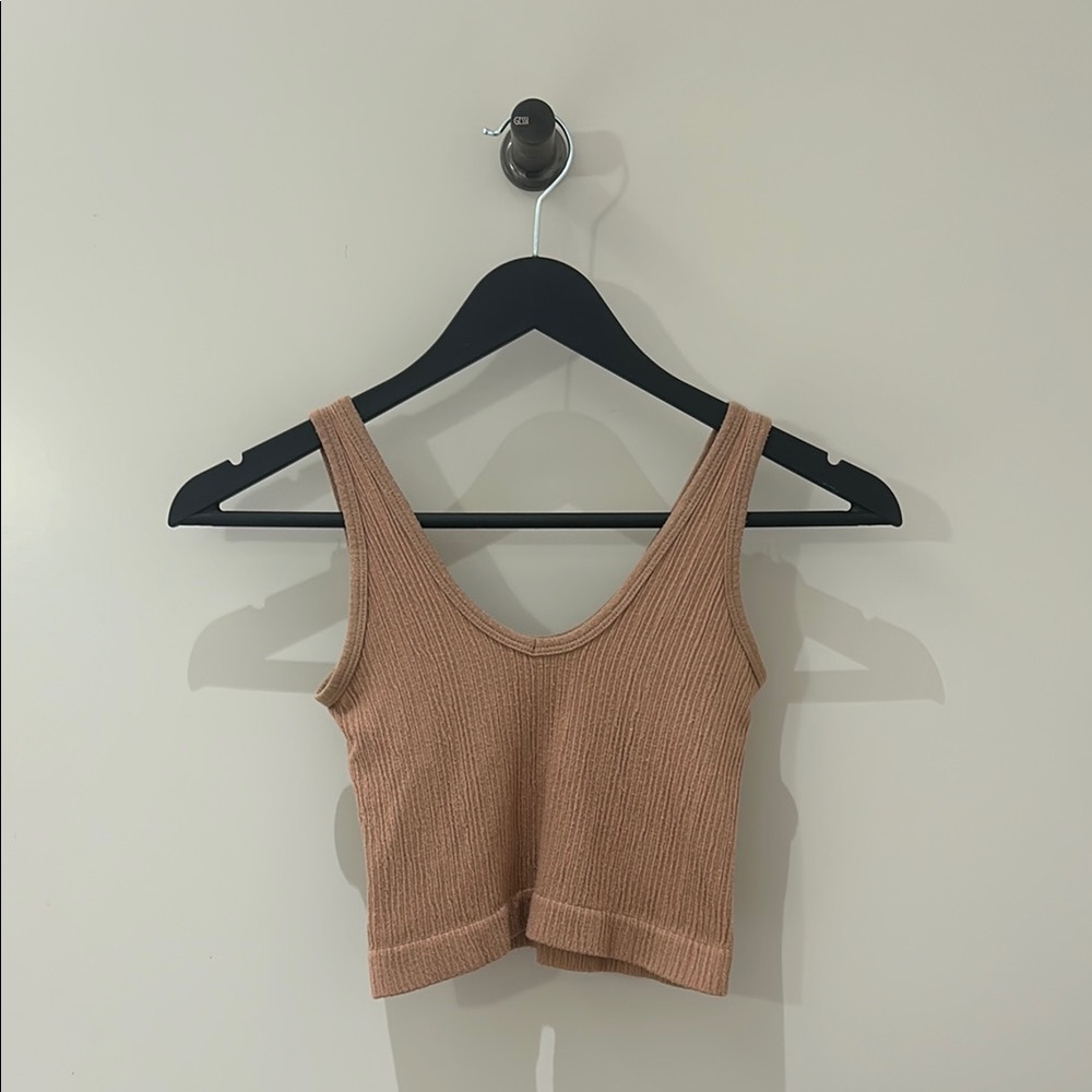 Urban Outfitters Ribbed Low-Neck Tank